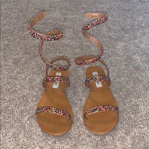Steve Madden wrap sandals